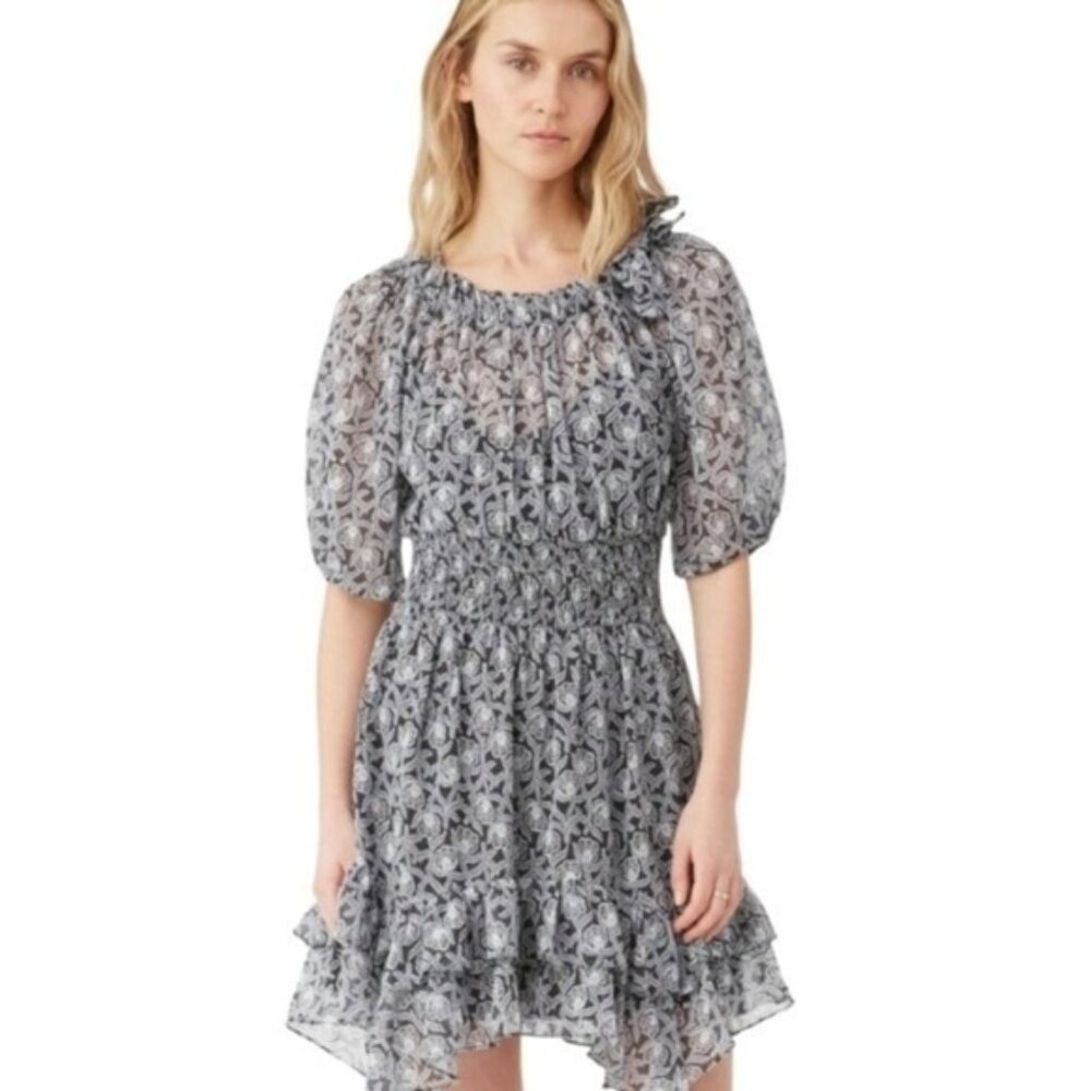 $450 Rebecca Taylor Catarina Floral Dress SIZE 8, NEW